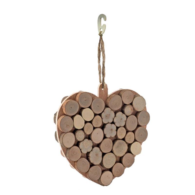 Forme Cœur En Bois CLAPITO 12 Cm, épaisseur 3 Mm - Idéal Pour Bricolage, Loisirs Créatifs, Décoration, Peinture